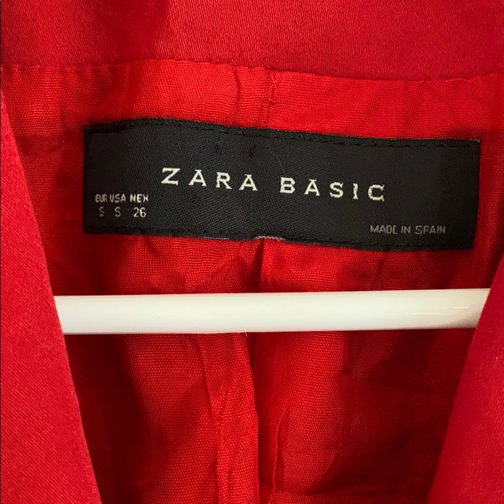 Zara Basic Red Jacket - image 4